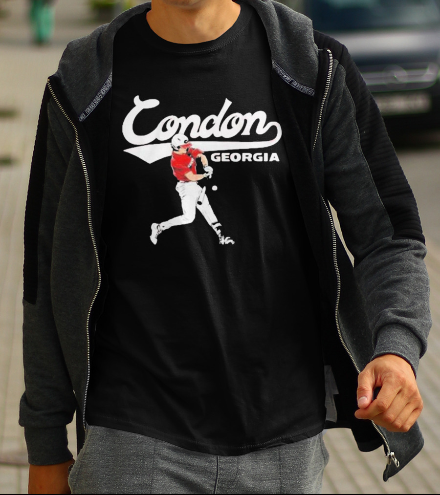 Georgia Condon Baseball Slugger Swing T-Shirt