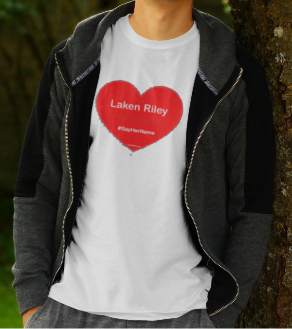 Laken Riley America's Girl #SayHerName Heart T-Shirt