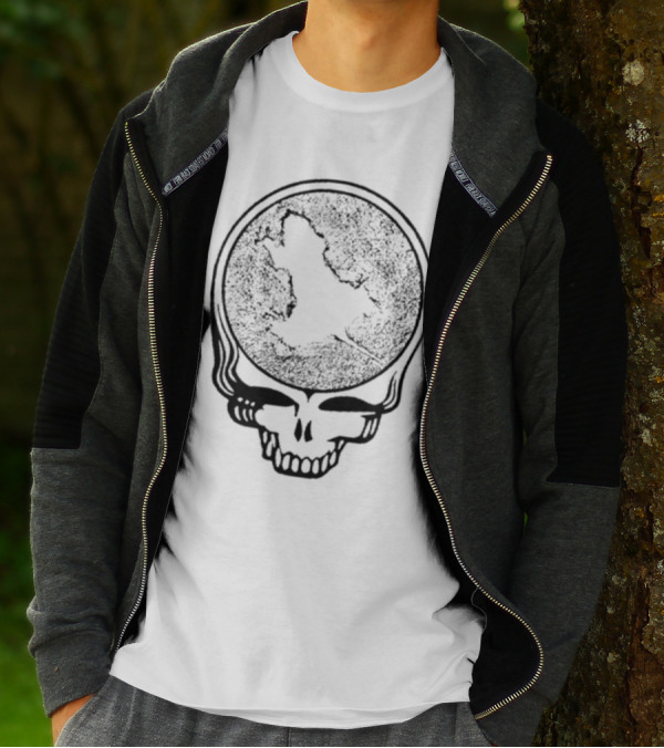 Grateful Dead X Rat Hole Steal Your Face Arctic Skull T-Shirt