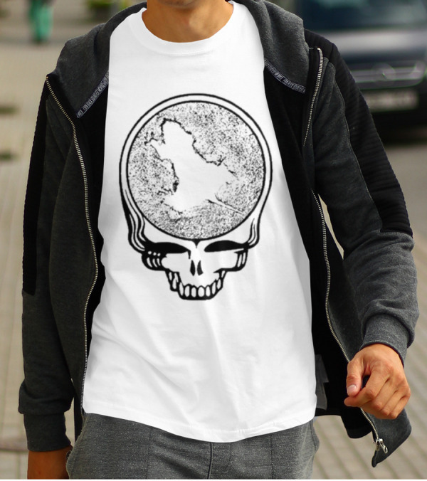 Grateful Dead X Rat Hole Steal Your Face Arctic Skull T-Shirt