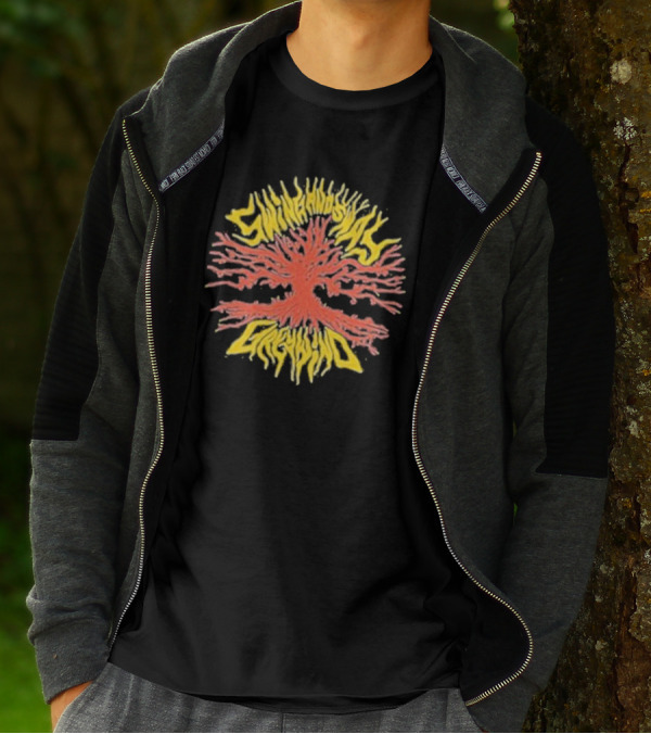 Greywind Swing And Sway Psychedelic Tree T-Shirt