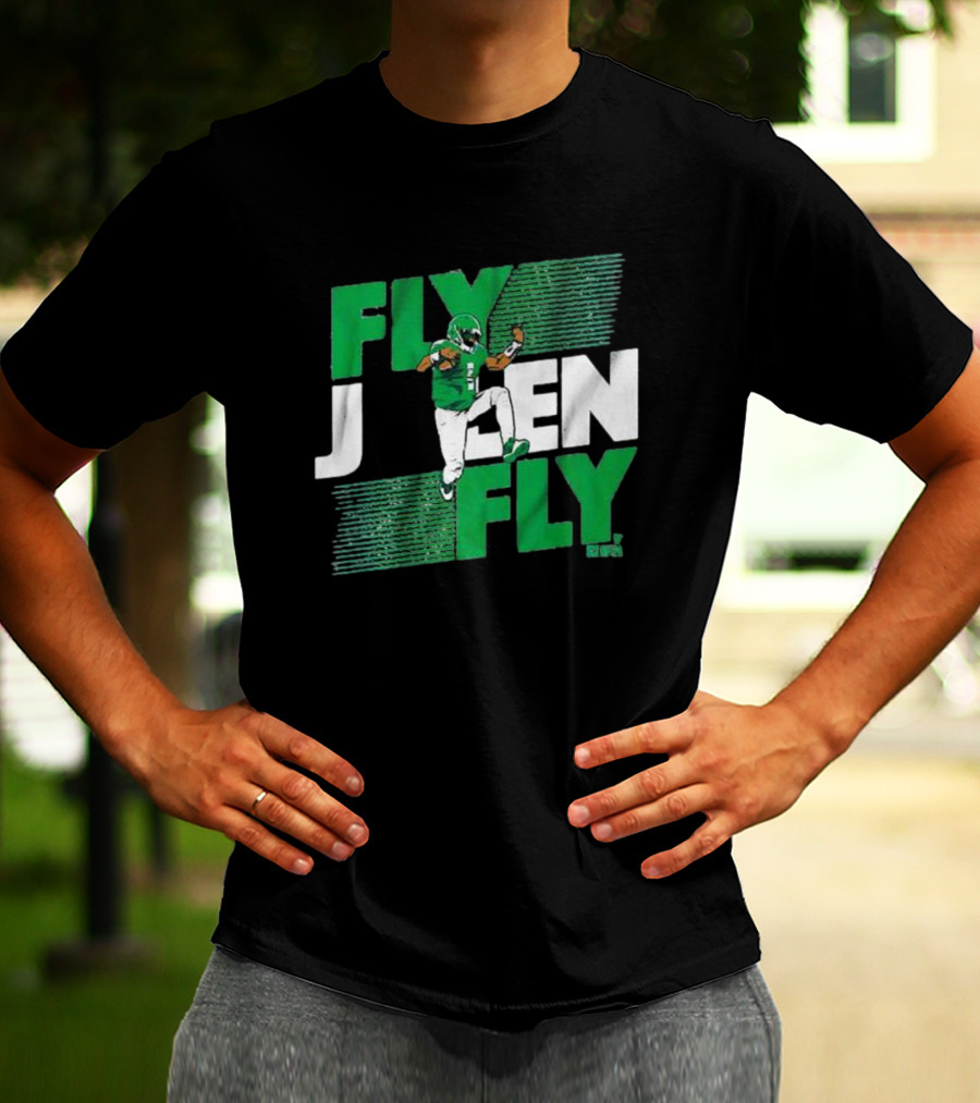 Fly Jalen Fly Green Football T-Shirt