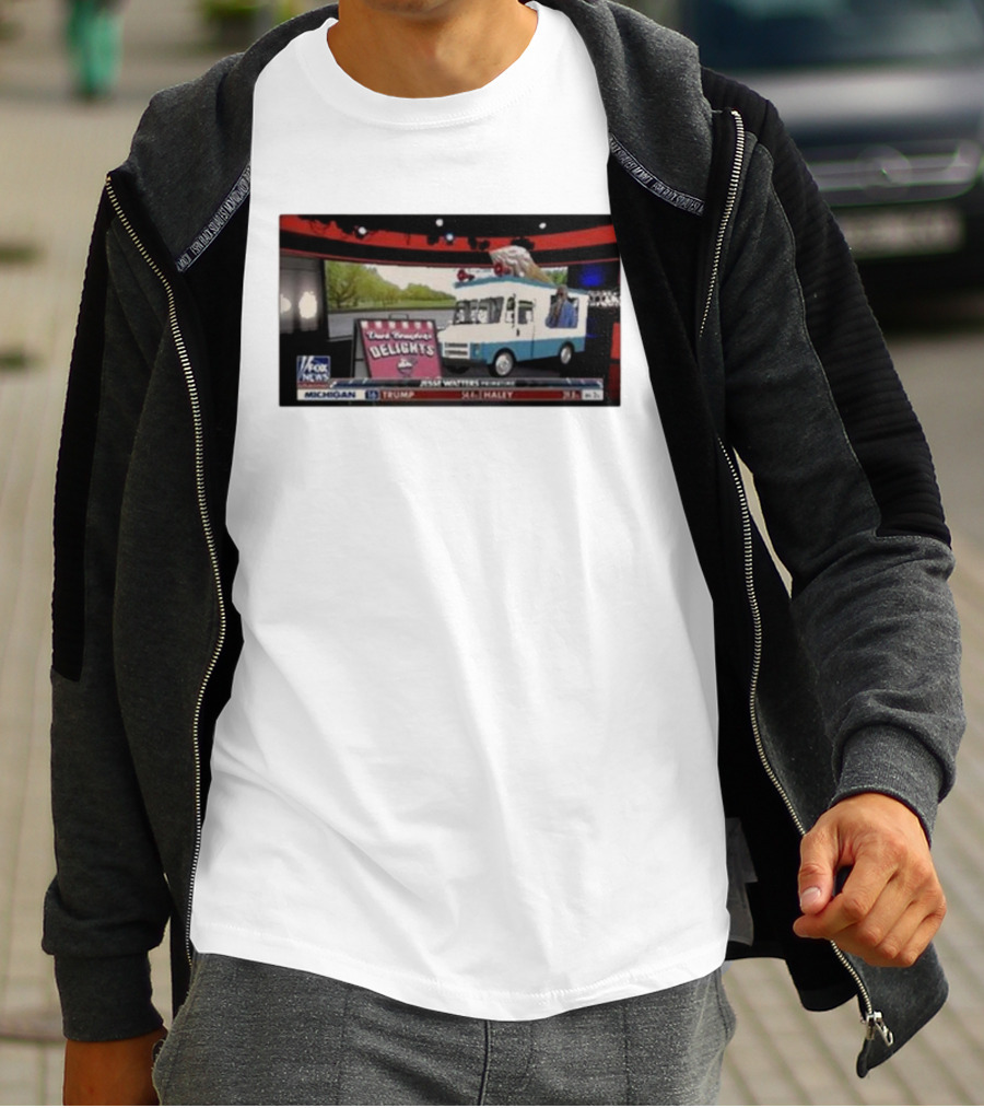 Jesse Watters Primetime Fox News Ice Cream Truck Delights T-Shirt