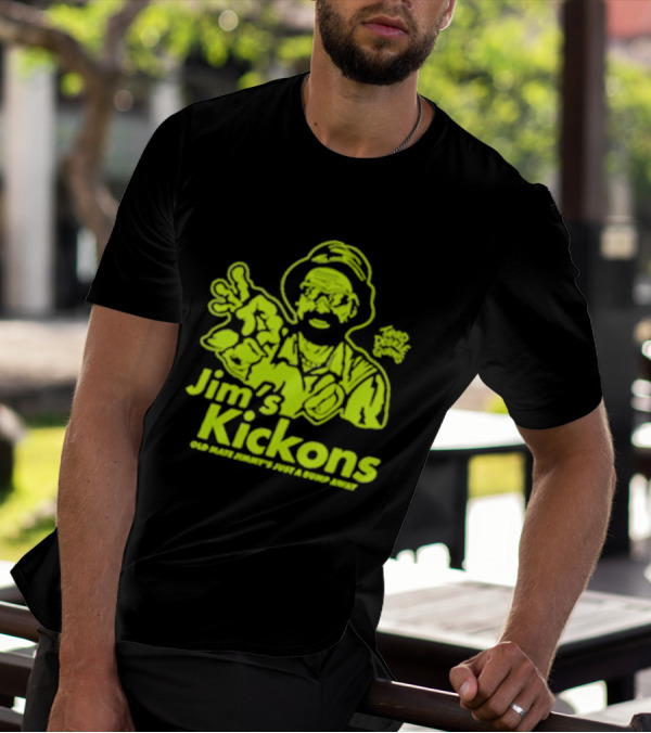 Jim’s Kickons Third Degree Gurns Old Mate Jimmy’s Just A Bump Away T-Shirt