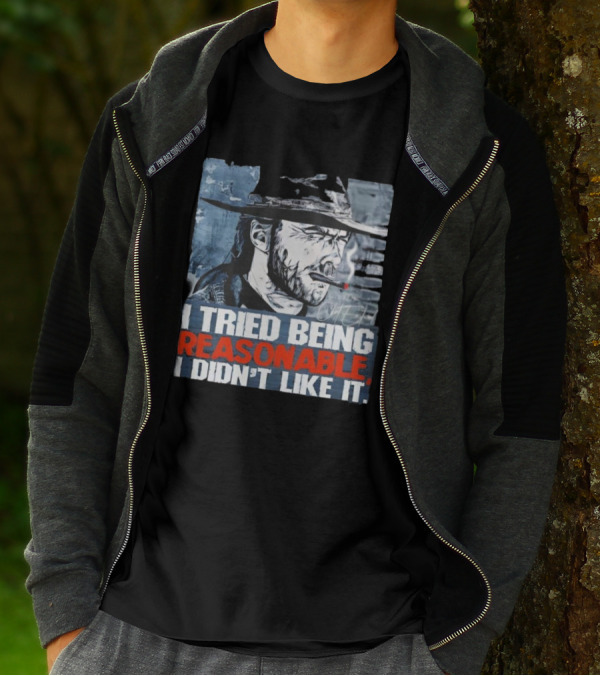 I Tried Being Reasonable I Didn’t Like It Cowboy Smoking Smoking T-Shirt