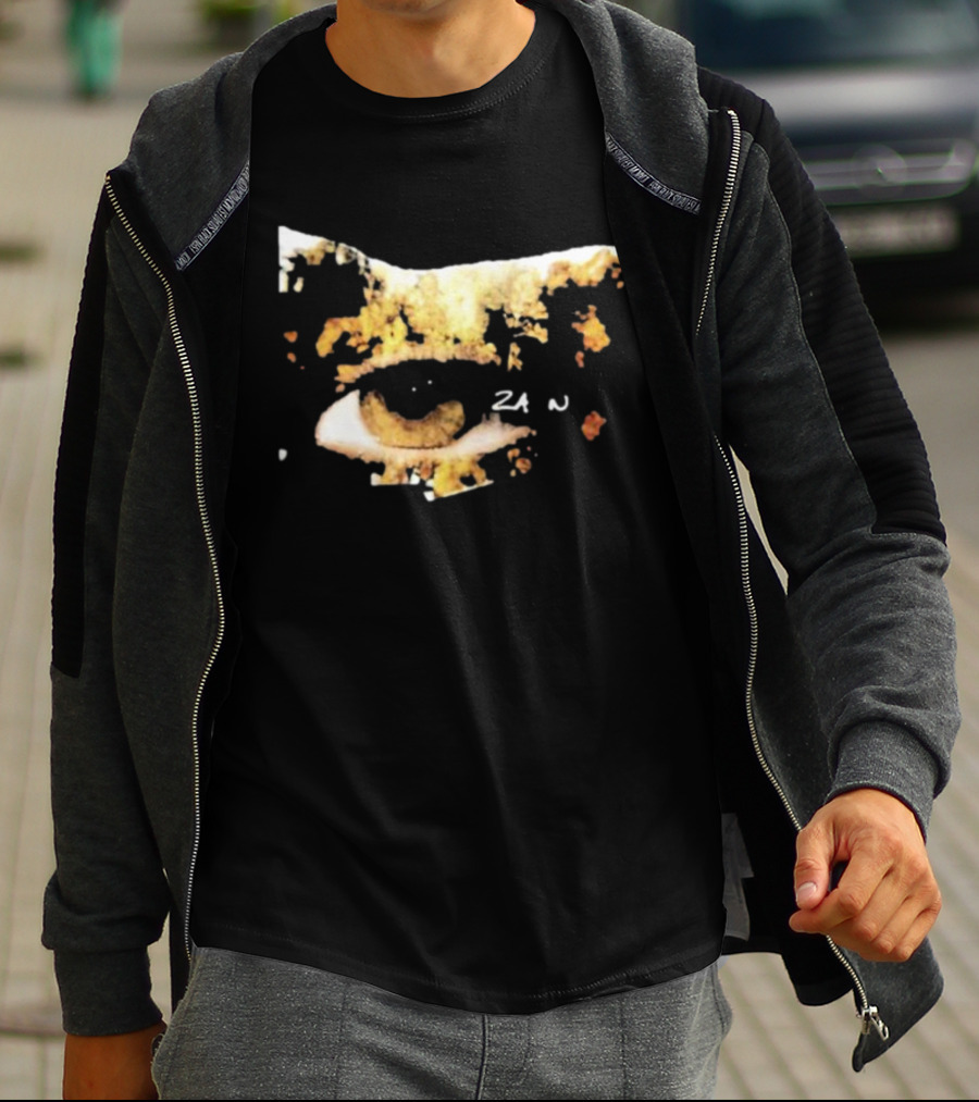 Inzayn What I Am Eye Graphic With Zayn Text T-Shirt