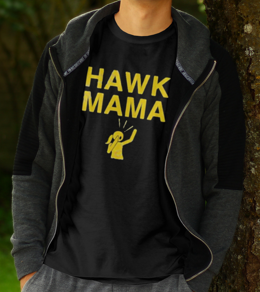 Iowa Hawk Mama Fan Enthusiast T-Shirt