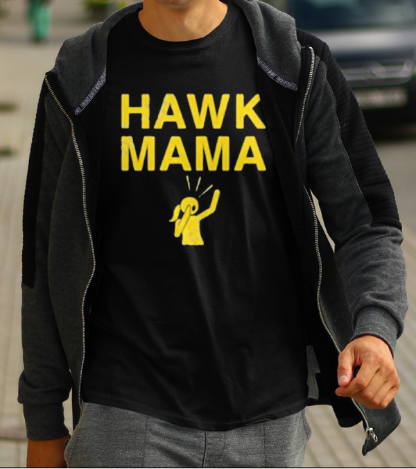 Iowa Hawk Mama Fan Enthusiast T-Shirt