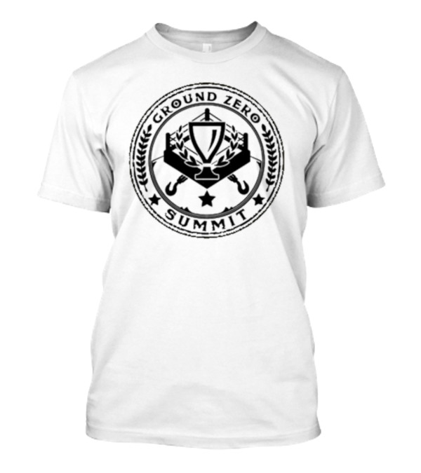 Ground Zero Summit Tournament Trophy Laurel Hooks Stars Emblem T-Shirt