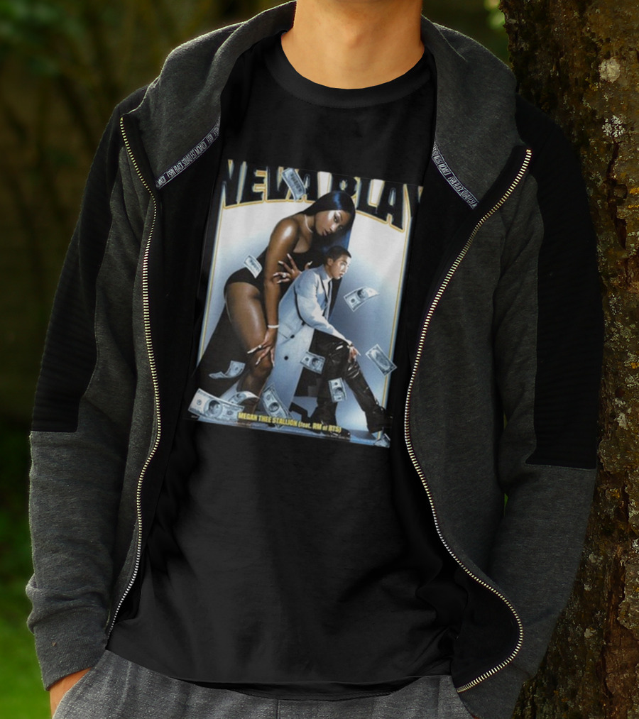 Neva Play Megan Thee Stallion Feat RM Of BTS Money Rain T-Shirt