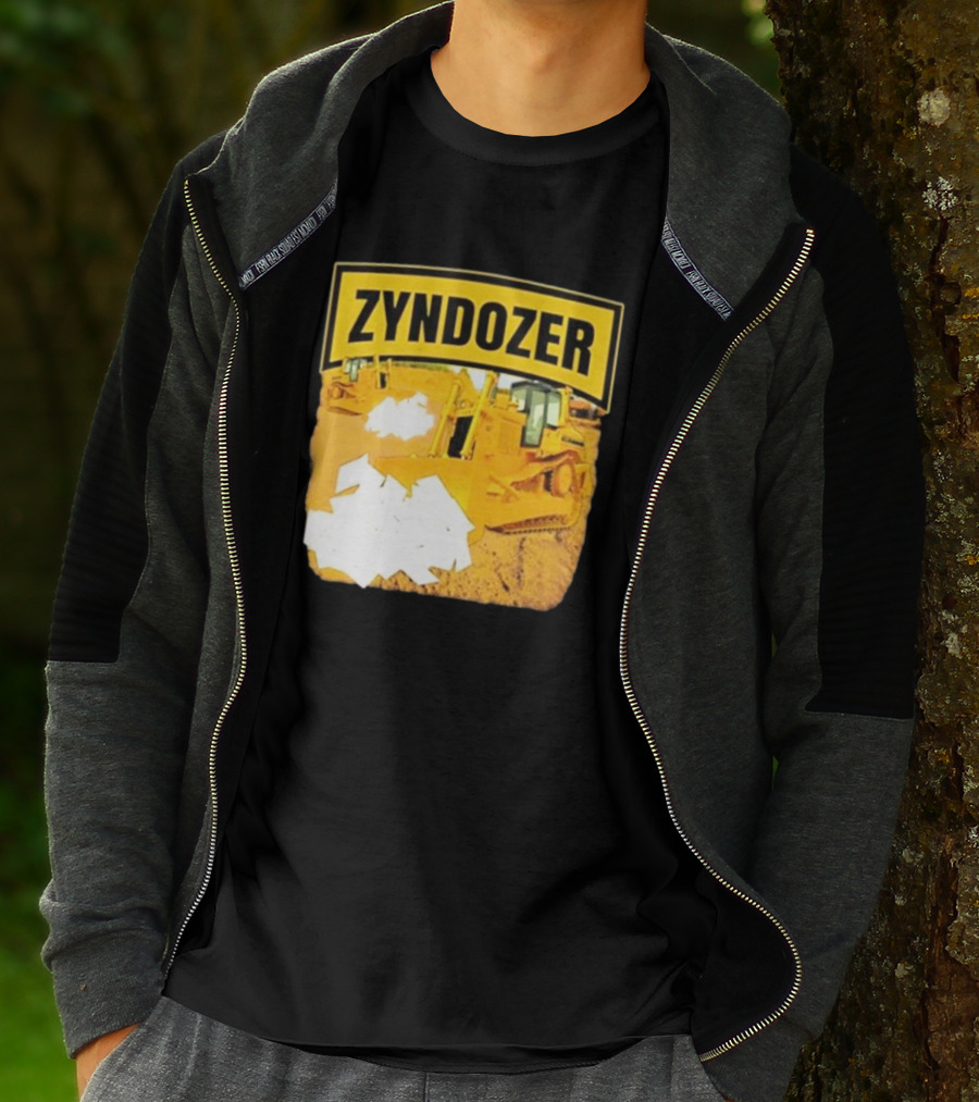 Zyndozer Funny Ahh Tees Bulldozer Image T-Shirt