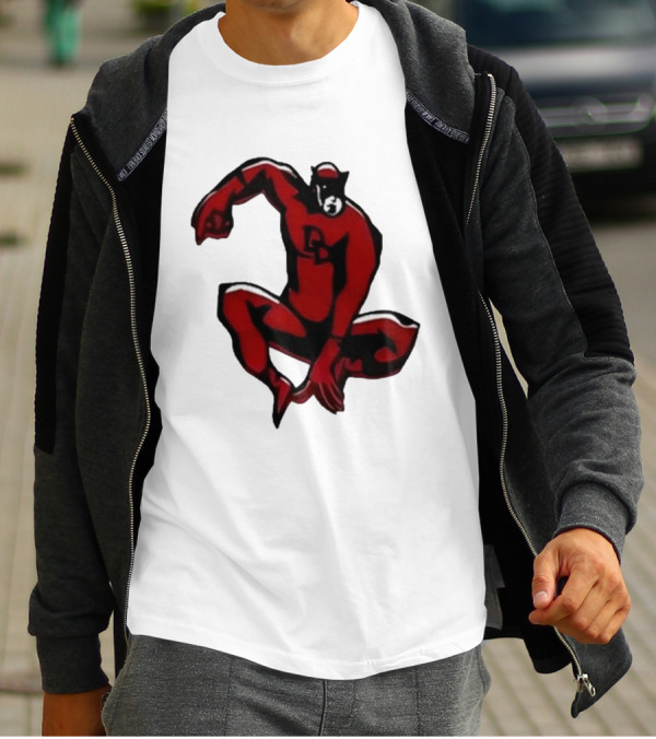 Charlie Cox Daredevil Red Suit Classic Marvel Hero T-Shirt