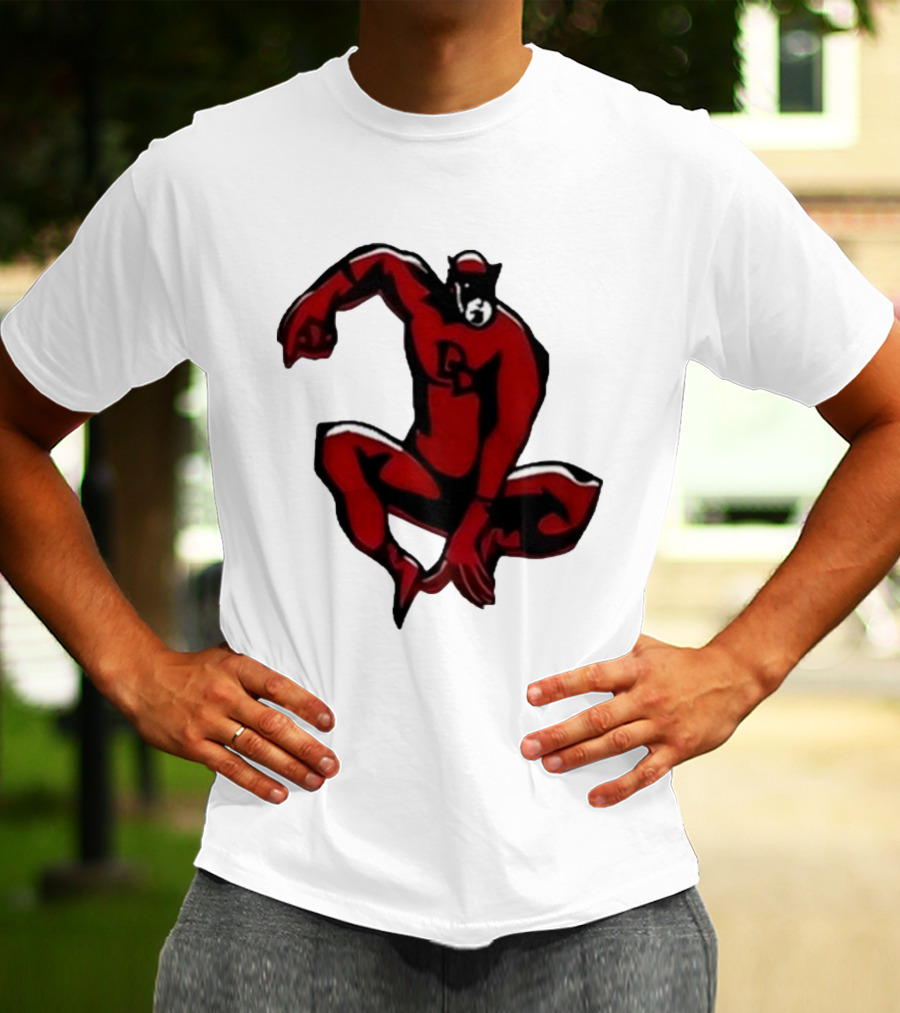 Charlie Cox Daredevil Red Suit Classic Marvel Hero T-Shirt