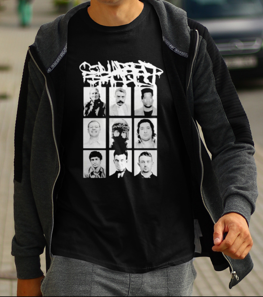 Collapsed Skull Shot Iconic Band Album Cover Style Portrait Collection T-Shirt