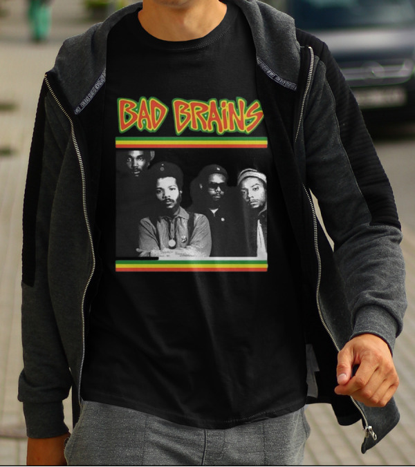 Bad Brains Reggae Punk Band Iconic Style Summer T-Shirt