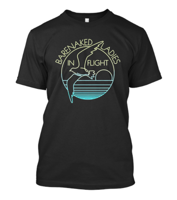 Barenaked Ladies In Flight Seagull Sunset Circle T-Shirt
