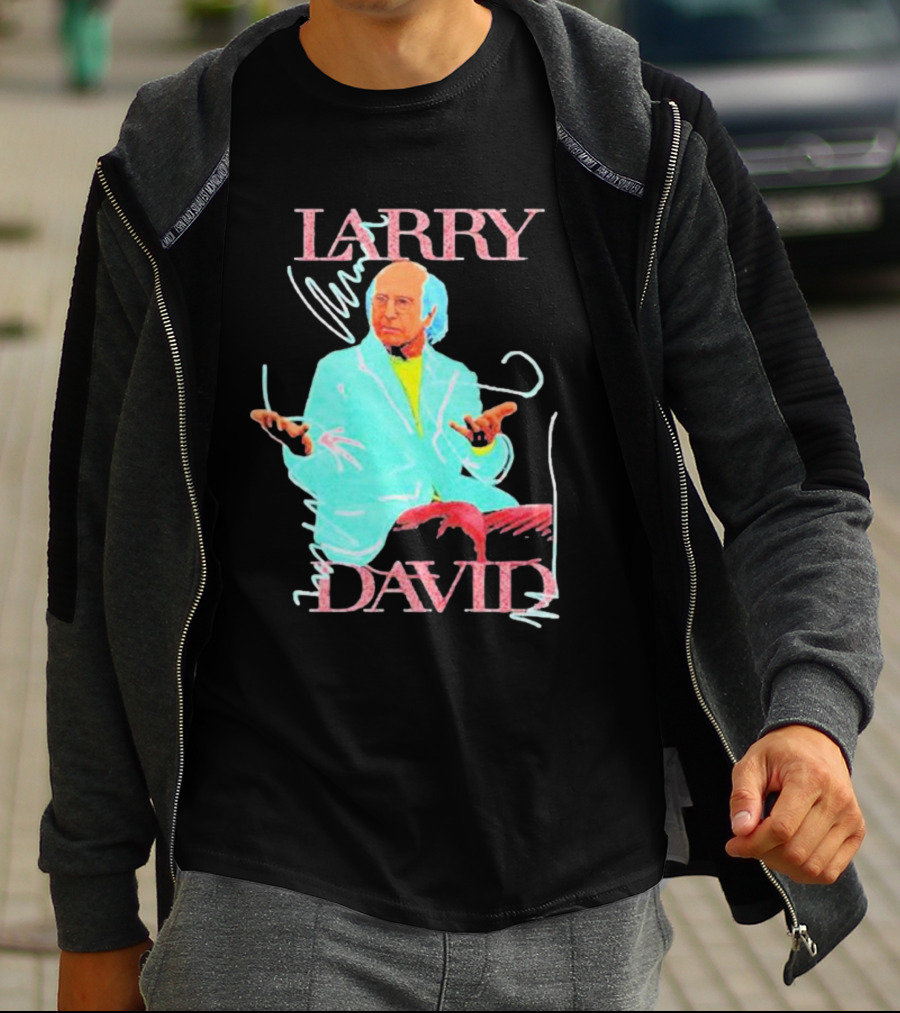 Larry David Pretty Good Retro Vibe Pastel T-Shirt