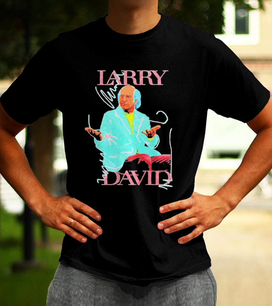 Larry David Pretty Good Retro Vibe Pastel T-Shirt