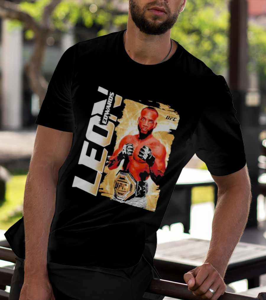 LEON EDWARDS UFC Champion Pose T-Shirt