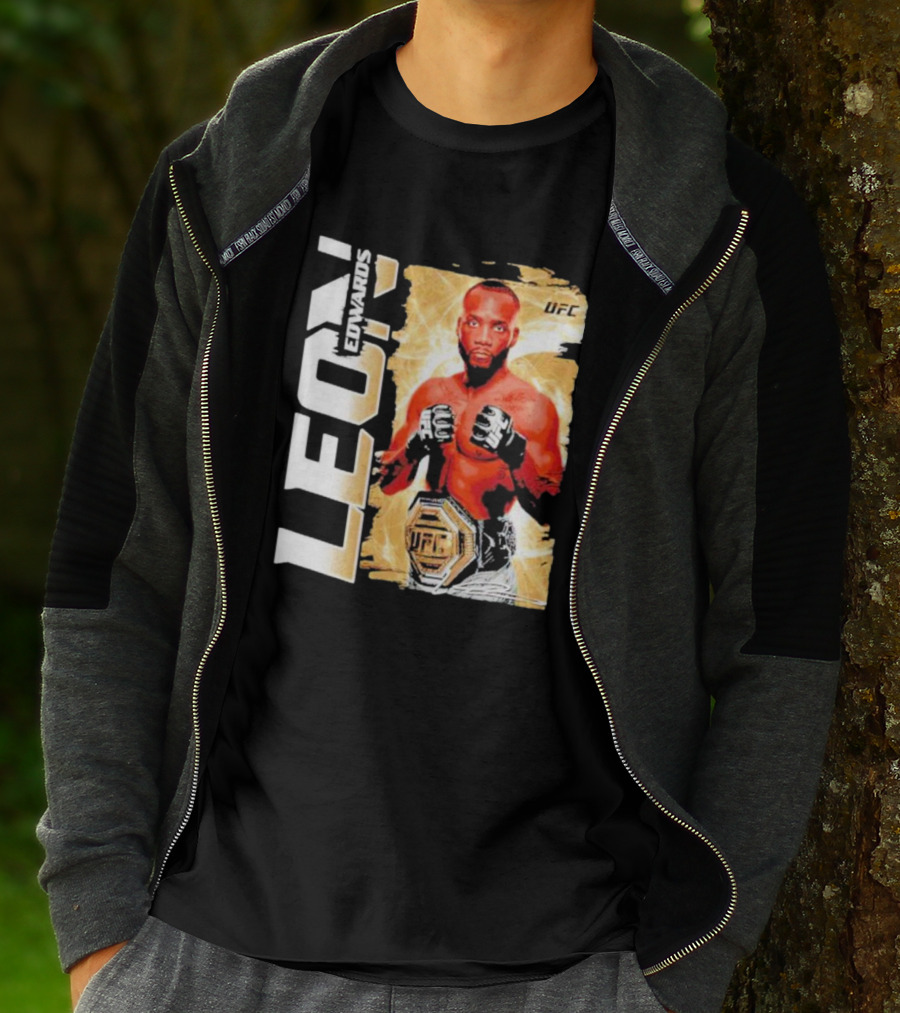 LEON EDWARDS UFC Champion Pose T-Shirt