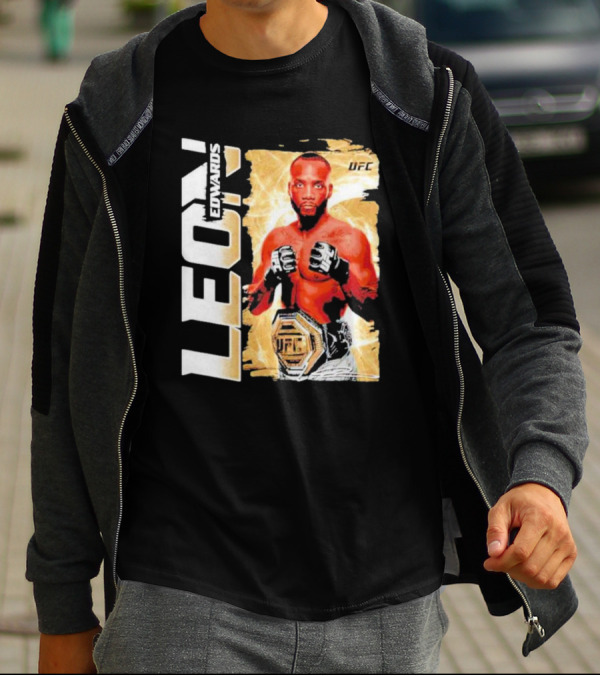 LEON EDWARDS UFC Champion Pose T-Shirt