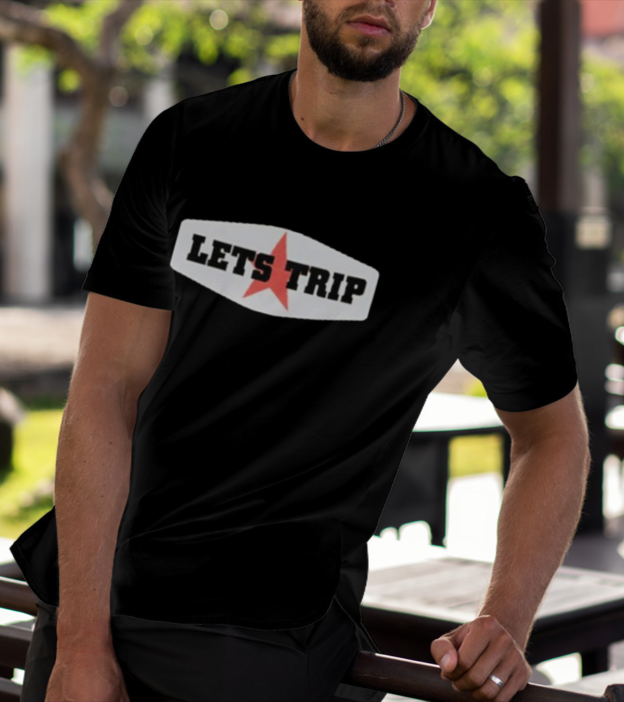 LETS TRIP Red Star T-Shirt