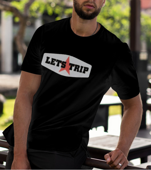 LETS TRIP Red Star T-Shirt