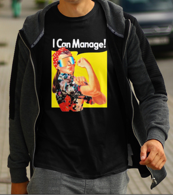 Local Dude Real Logan Ross I Can Manage Retro Iconic Concept T-Shirt