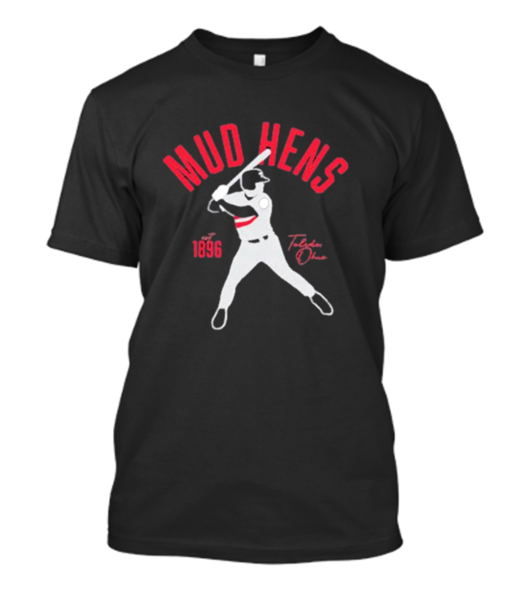 Mud Hens 1896 Toledo Ohio Baseball Player T-Shirt