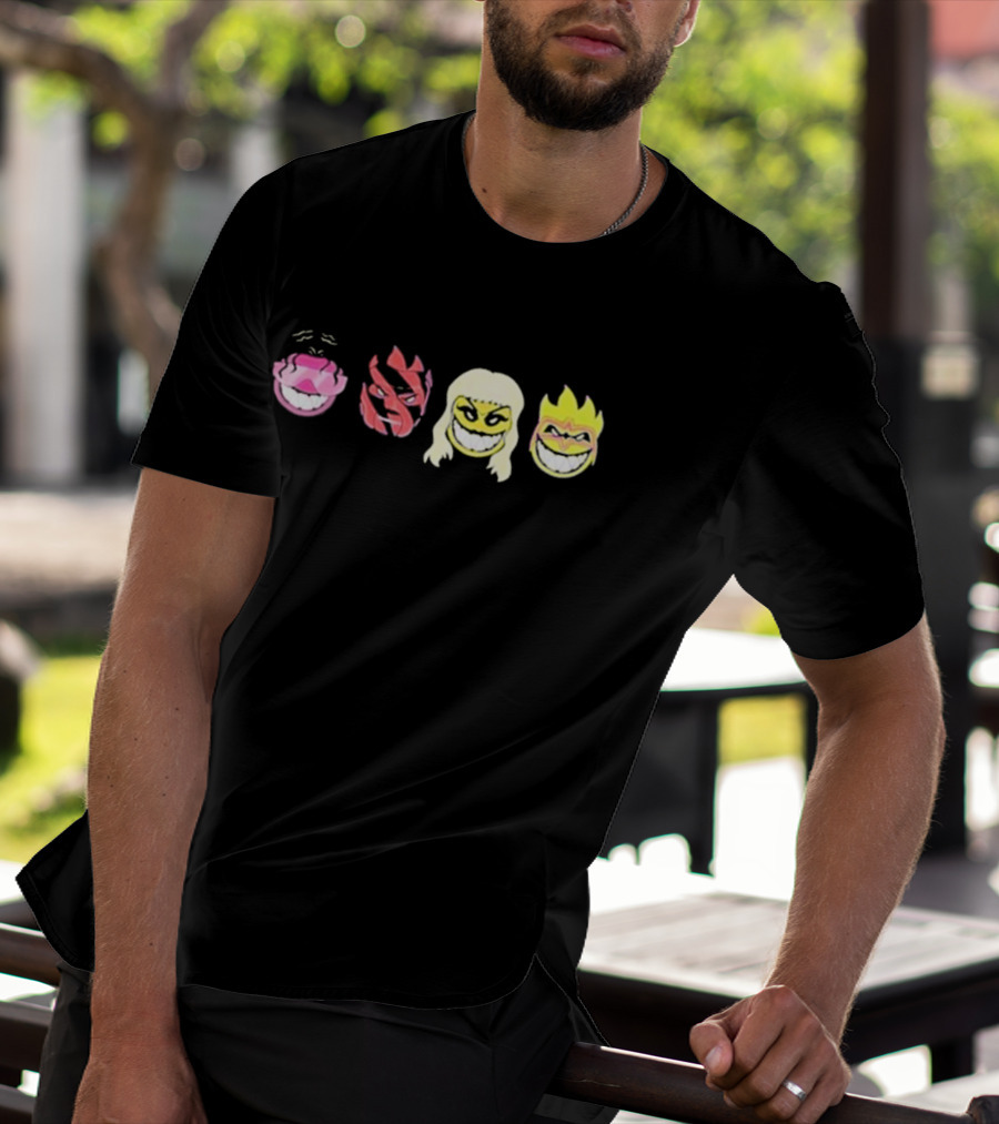 Offtherope Noon EST Grinning Icon Faces T-Shirt
