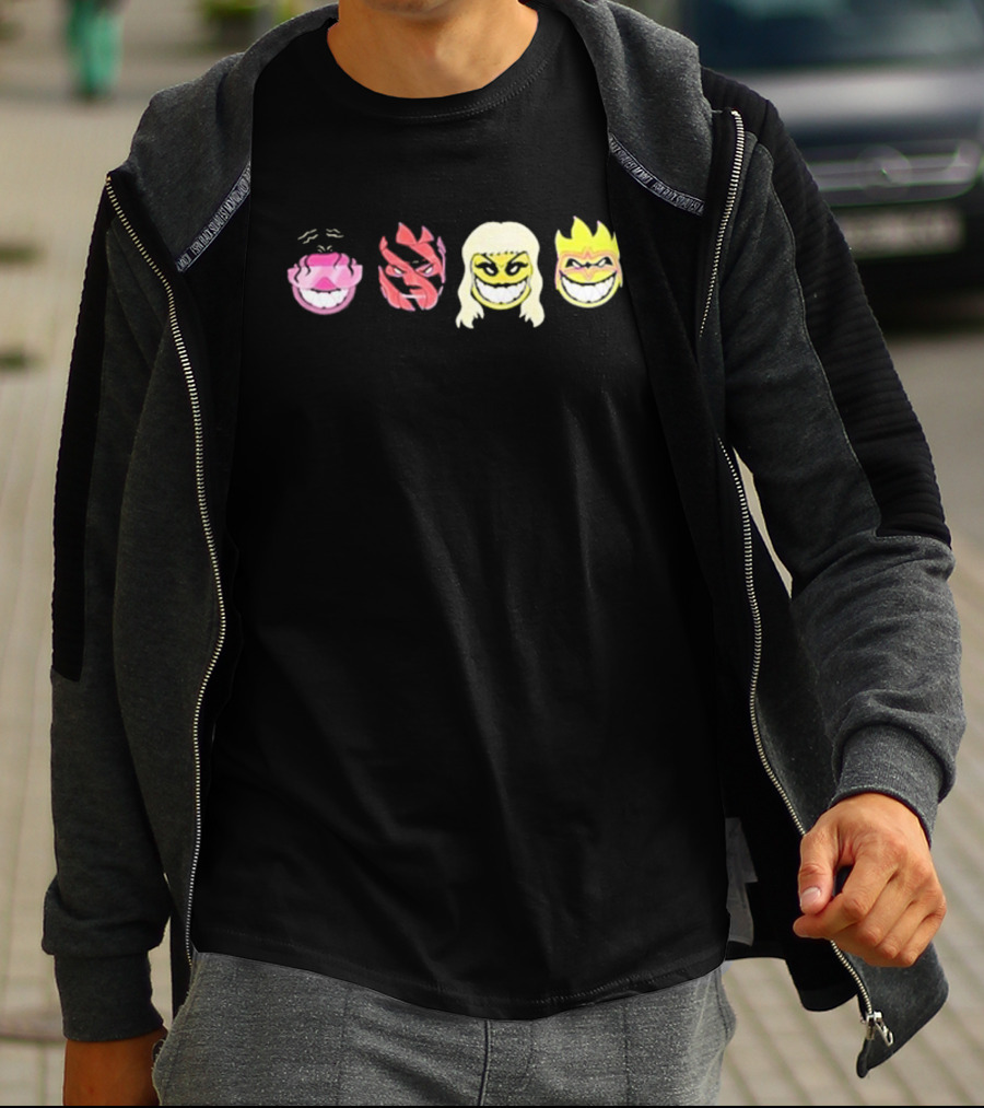 Offtherope Noon EST Grinning Icon Faces T-Shirt