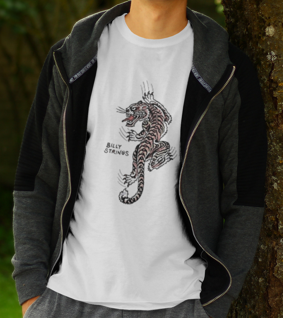 Billy Strings Old Gold Tiger Winter T-Shirt