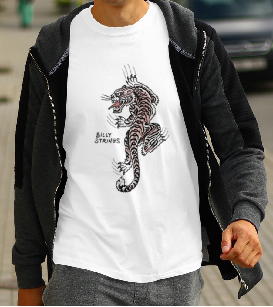 Billy Strings Old Gold Tiger Winter T-Shirt