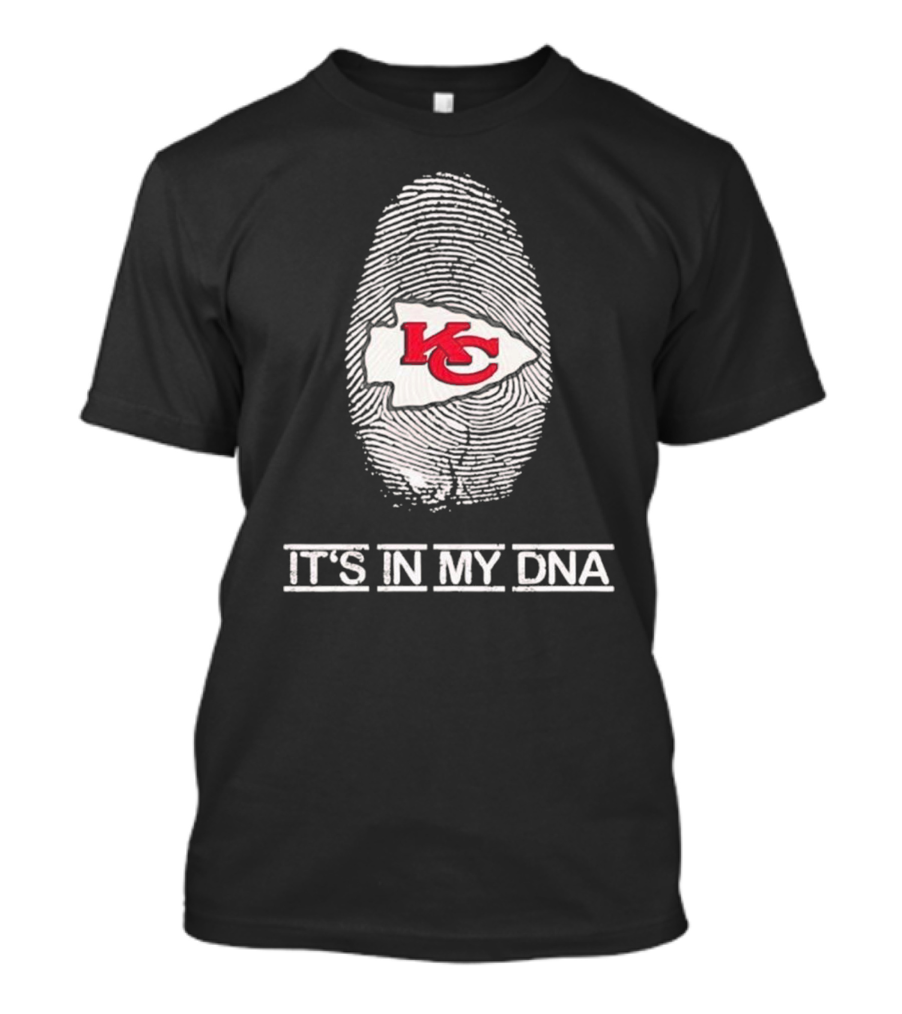 Kansas City Chiefs Fingerprint It's In My DNA T-Shirt