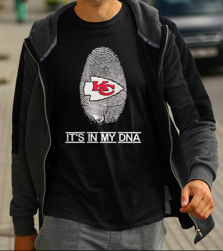Kansas City Chiefs Fingerprint It's In My DNA T-Shirt