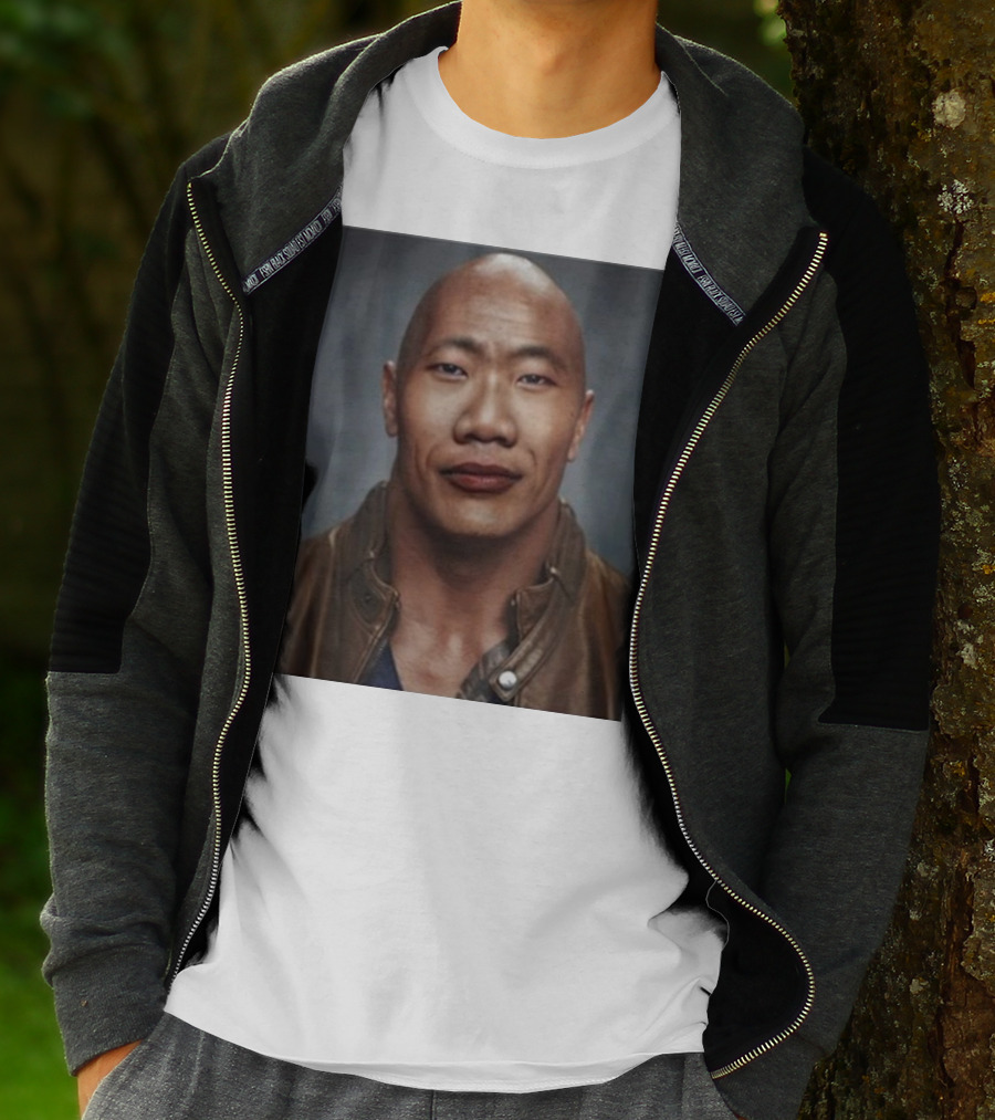 Dwayne The Wok Johnson Meme Face Mashup T-Shirt