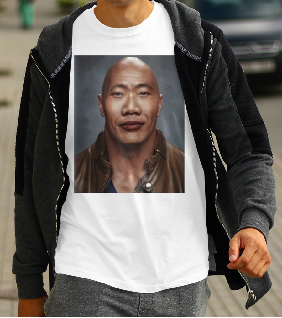 Dwayne The Wok Johnson Meme Face Mashup T-Shirt