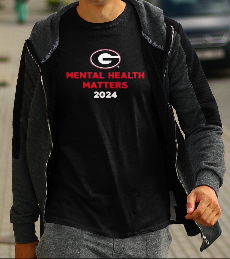 Georgia Bulldogs Mental Health Matters T-Shirt