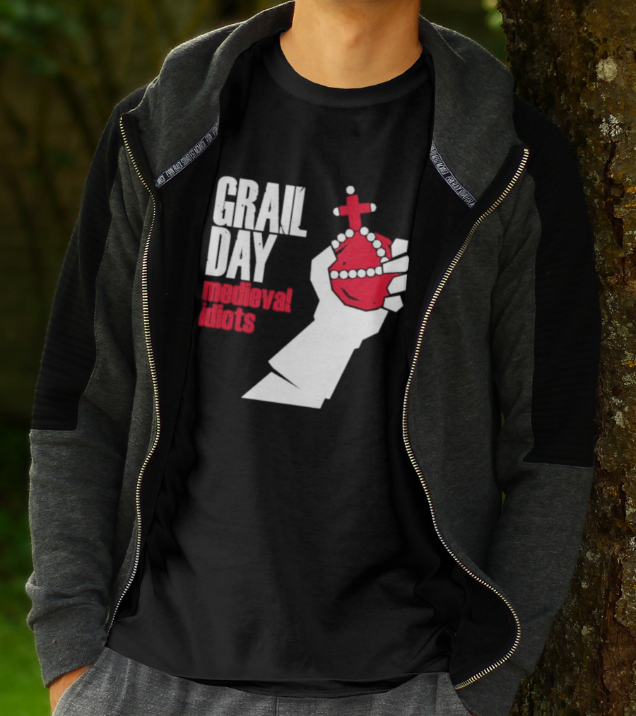 Grail Day Medieval Idiots T-Shirt