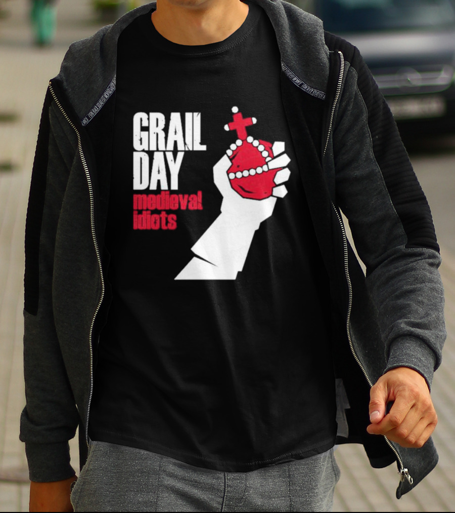 Grail Day Medieval Idiots T-Shirt