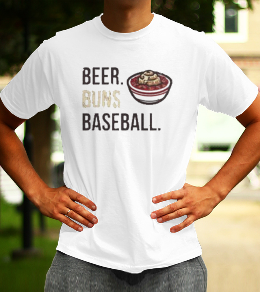 Minnesota Twins Beer Buns Baseball Fan T-Shirt