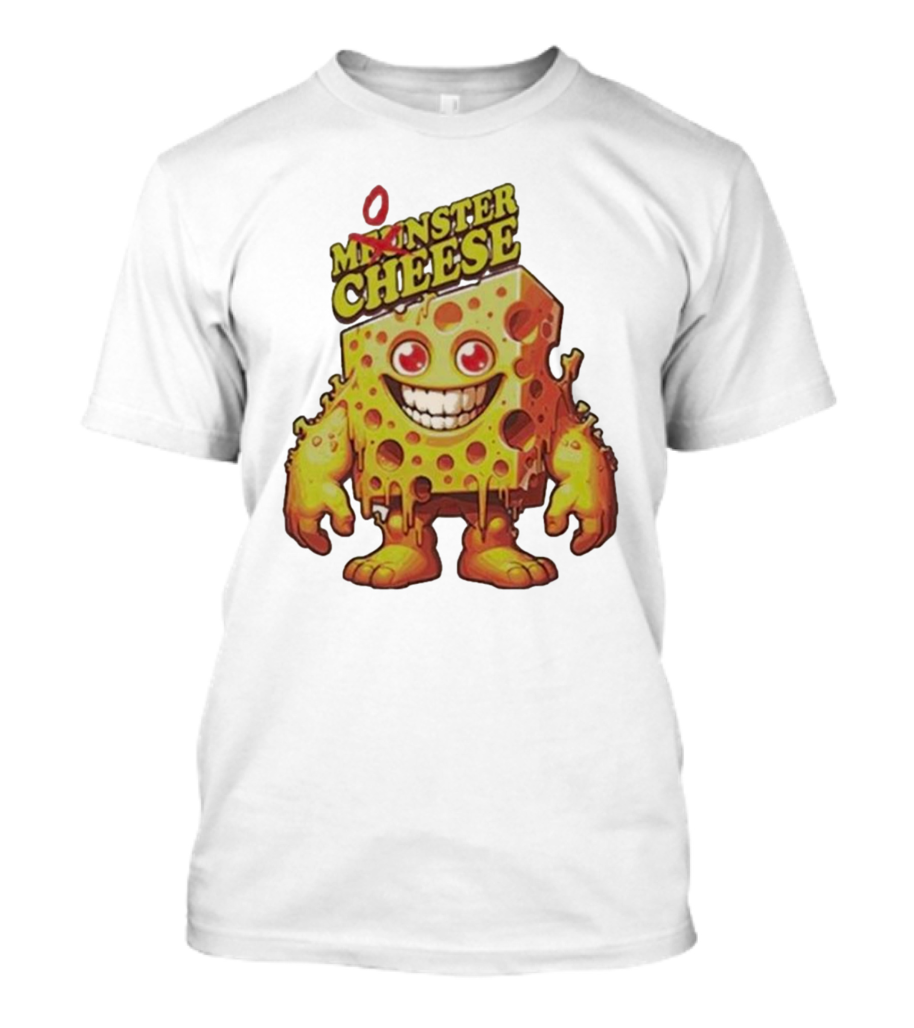 Munster Cheese Monster Smile T-Shirt
