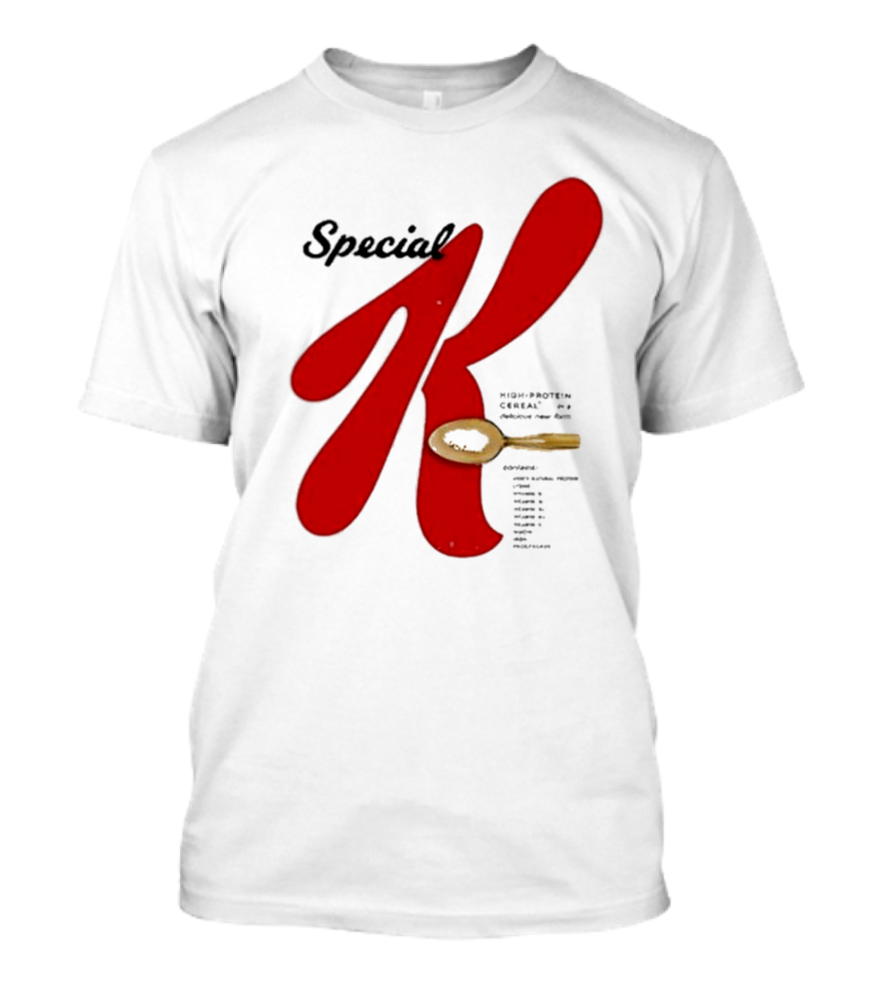 Special K High Protein Cereal Ketapoloclub Spoon T-Shirt