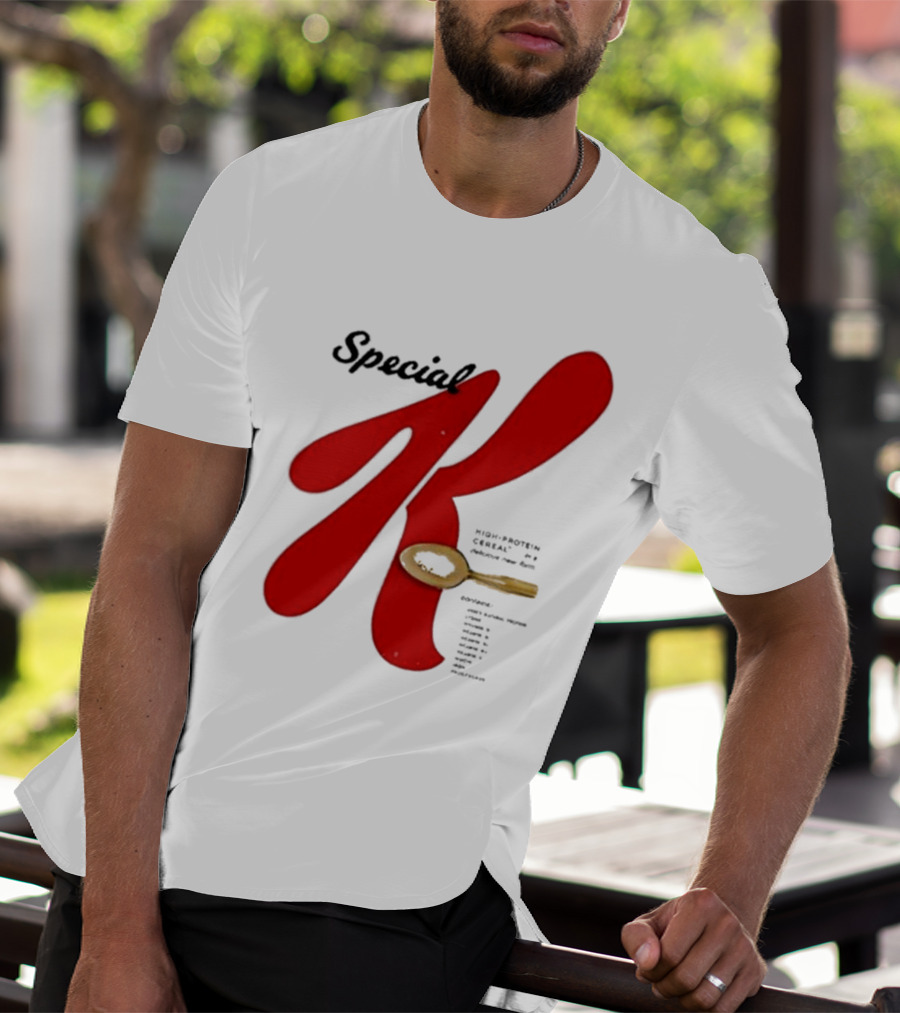 Special K High Protein Cereal Ketapoloclub Spoon T-Shirt