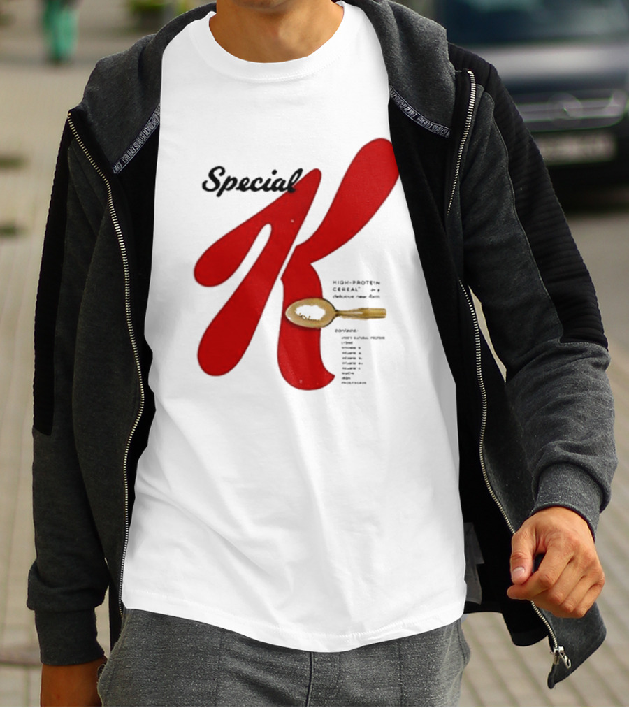 Special K High Protein Cereal Ketapoloclub Spoon T-Shirt