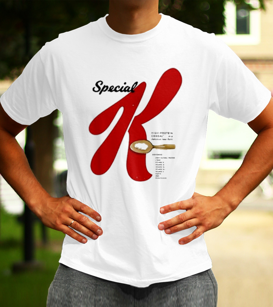 Special K High Protein Cereal Ketapoloclub Spoon T-Shirt