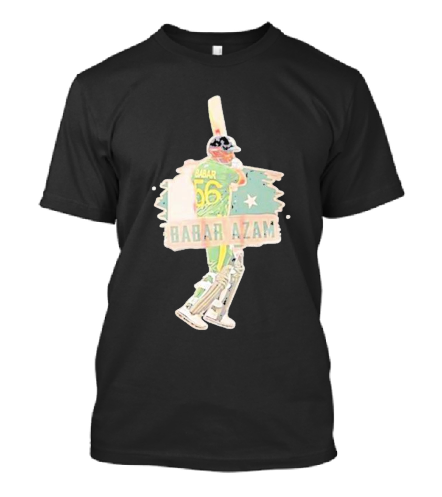 Babar Azam 56 Star Pakistan Cricket T-Shirt