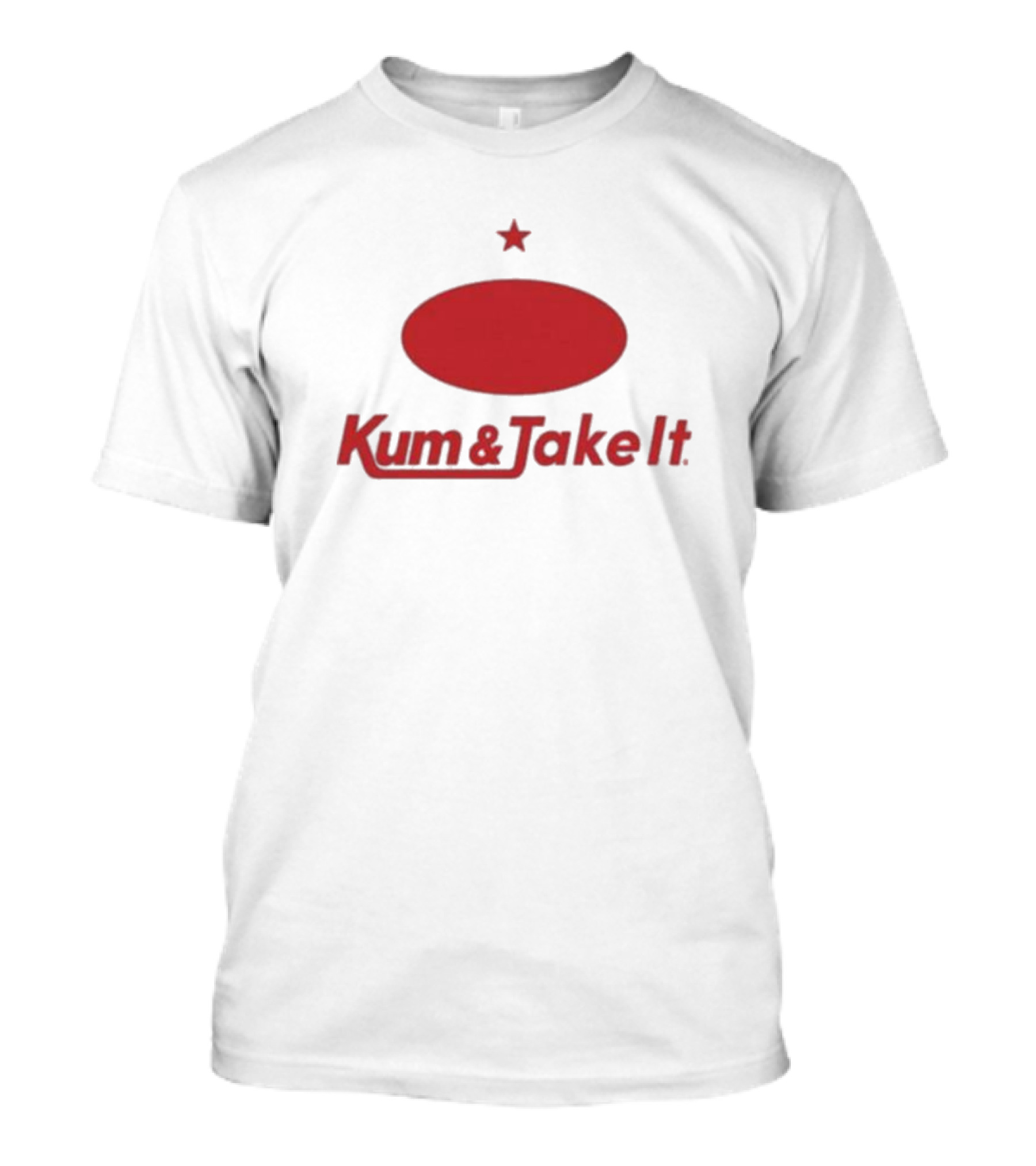 Kum And Take It Red Oval Star T-Shirt