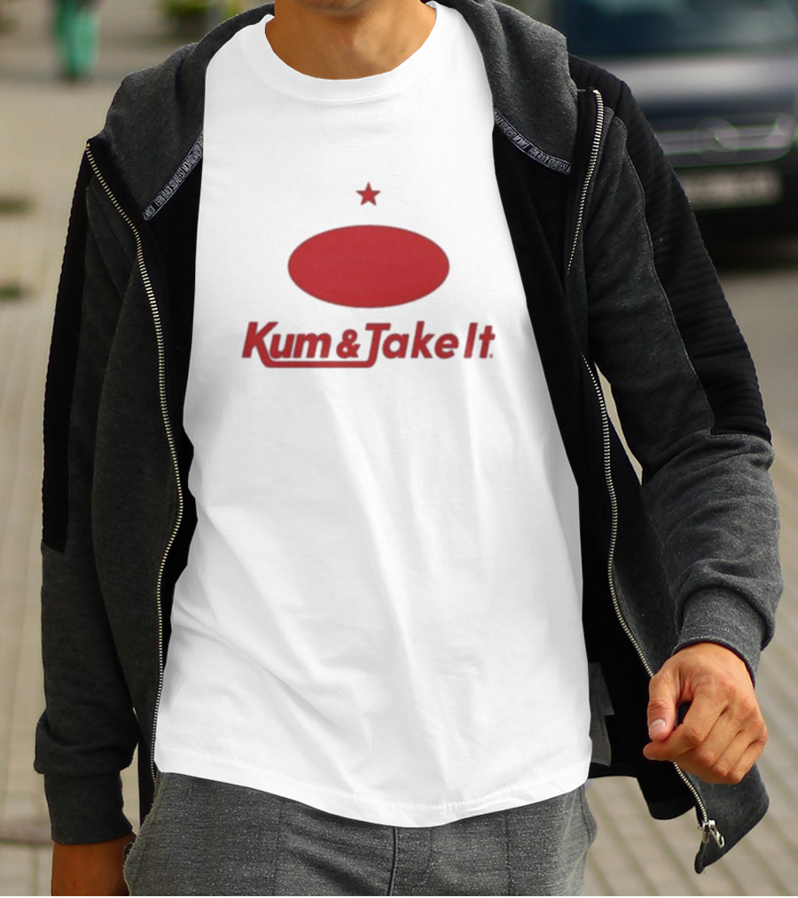 Kum And Take It Red Oval Star T-Shirt