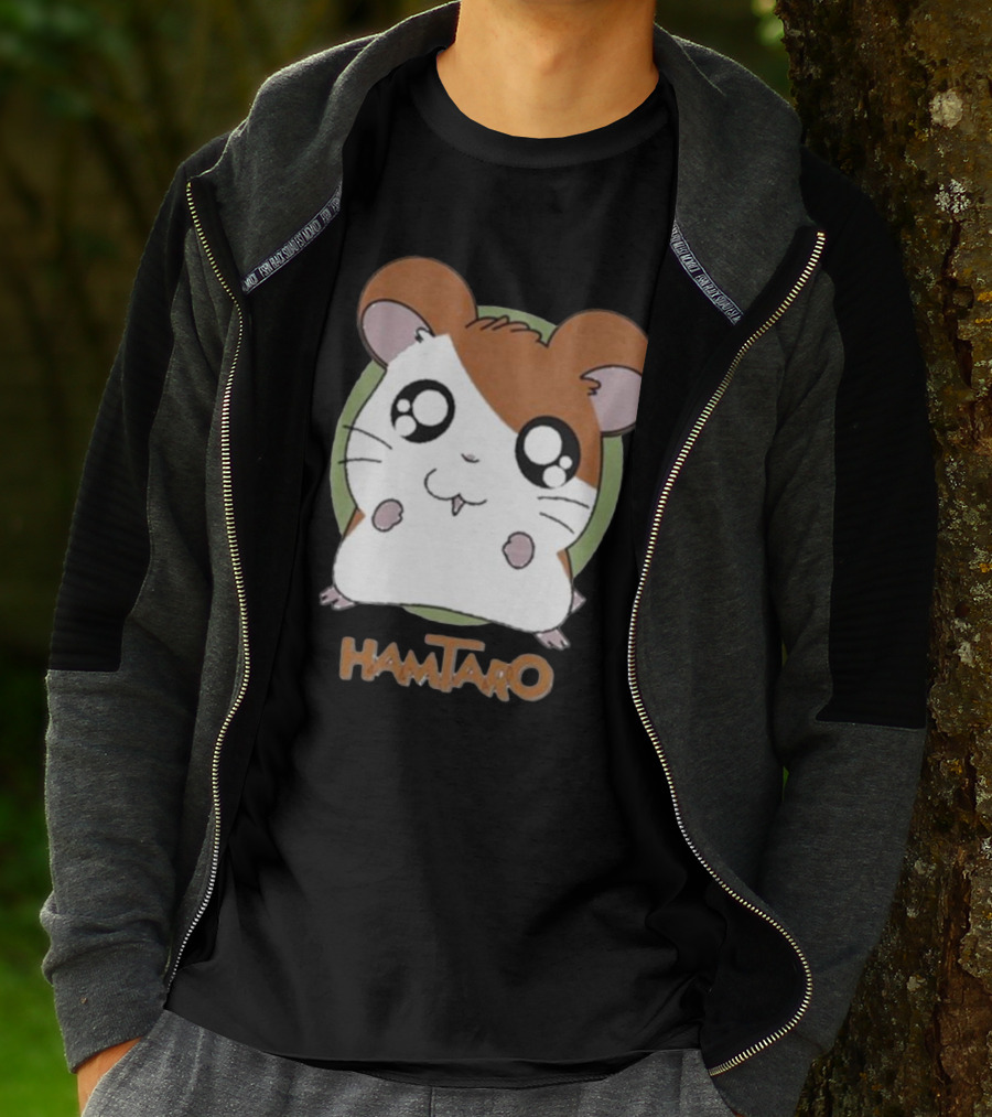 Mamono World Hamtaro Goataro Cute Hamster Friend T-Shirt